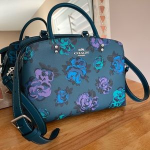 Brand New Coach Purse with Floral Pattern